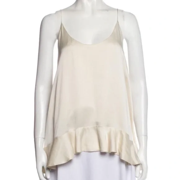 Zimmermann Silk Ruffle Cami 1 - Picture 2 of 8